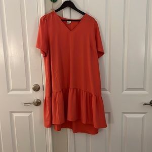 A New Day orange-pink dress